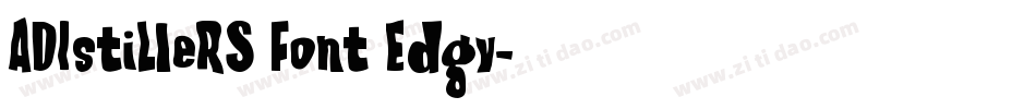 ADIstiLleRS Font Edgy字体转换
